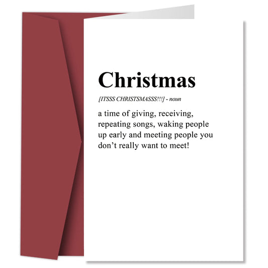 🧧Carte "la vérité sur Noël"🧧