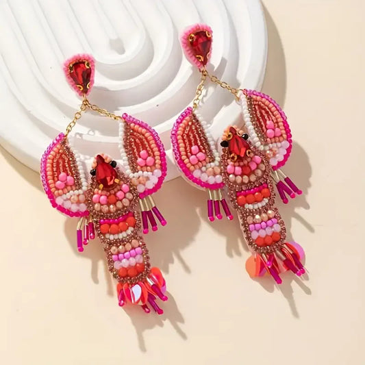 🦞Boucles d'oreilles Homard🦞