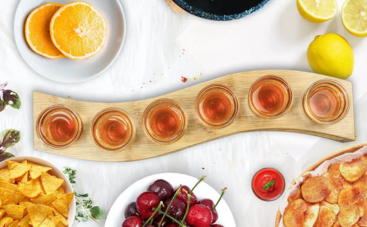 🥃Planche à shooters + verres🥃