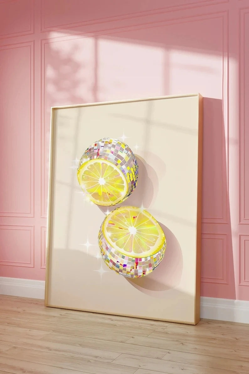 🪩Posters Disco Fruits🪩