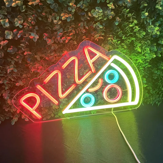 🍕Néon LED Pizza Party 🍕