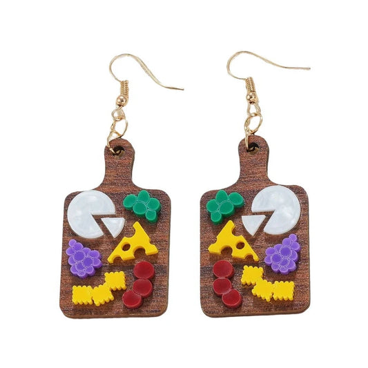 🧀Boucles d'oreilles "apéro"🧀