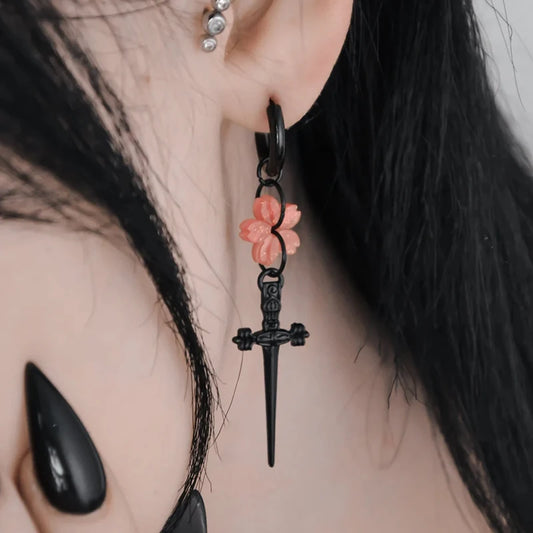 🌸 Boucles d’oreilles Sakura Blade 🌸