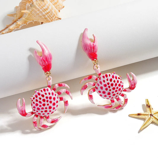 🦀 Boucles d’oreilles Crabe 🦀