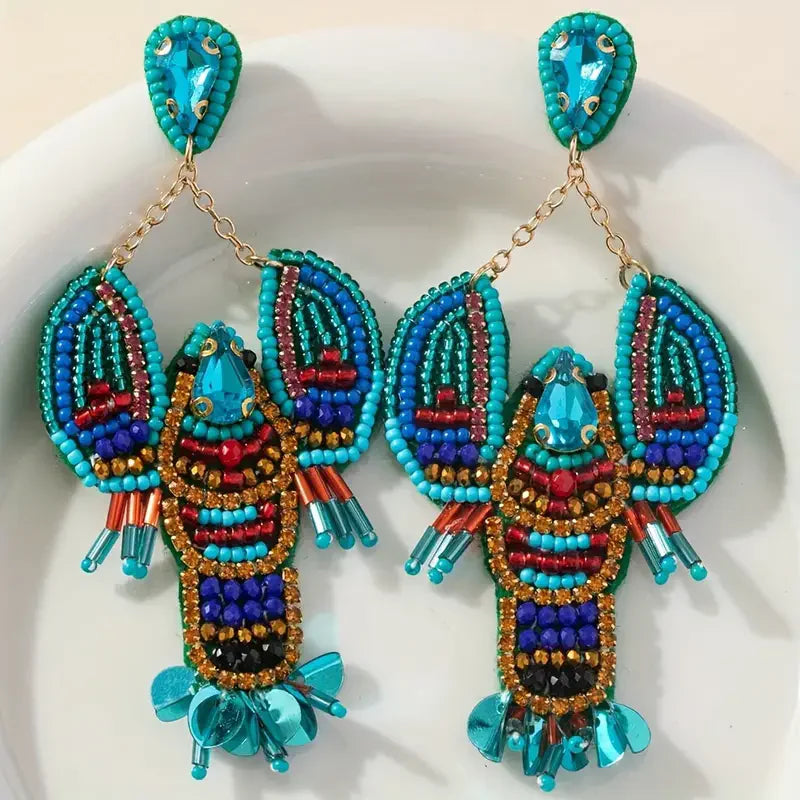 🦞Boucles d'oreilles Homard🦞