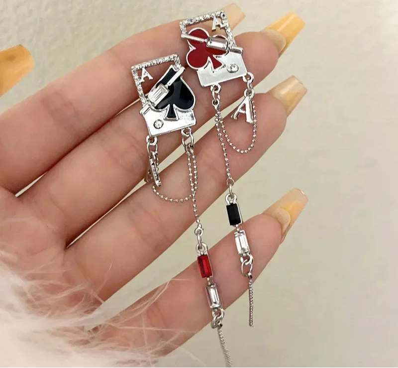♠️♥️Boucles d'oreilles AS♠️♥️
