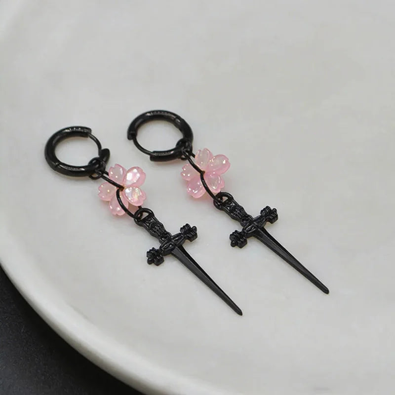 🌸 Boucles d’oreilles Sakura Blade 🌸