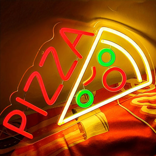 🍕Néon LED Pizza Party 🍕