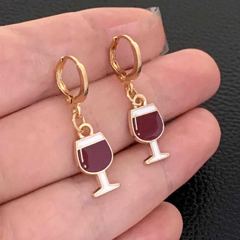 🍇🍷Boucles d'oreilles Esprit Epicurien 🍷🍇