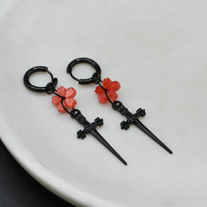 🌸 Boucles d’oreilles Sakura Blade 🌸