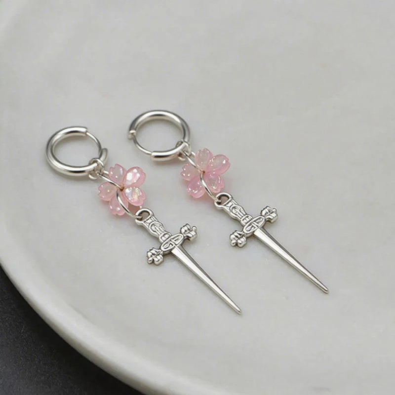 🌸 Boucles d’oreilles Sakura Blade 🌸