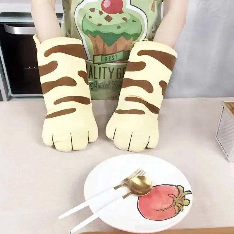 🐾Gants de cuisine patte de chat🐾