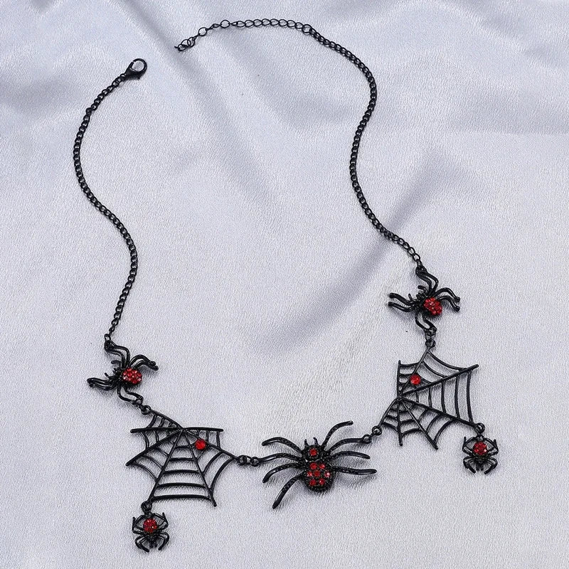 🕸️Bijoux araignées avec toile🕸️