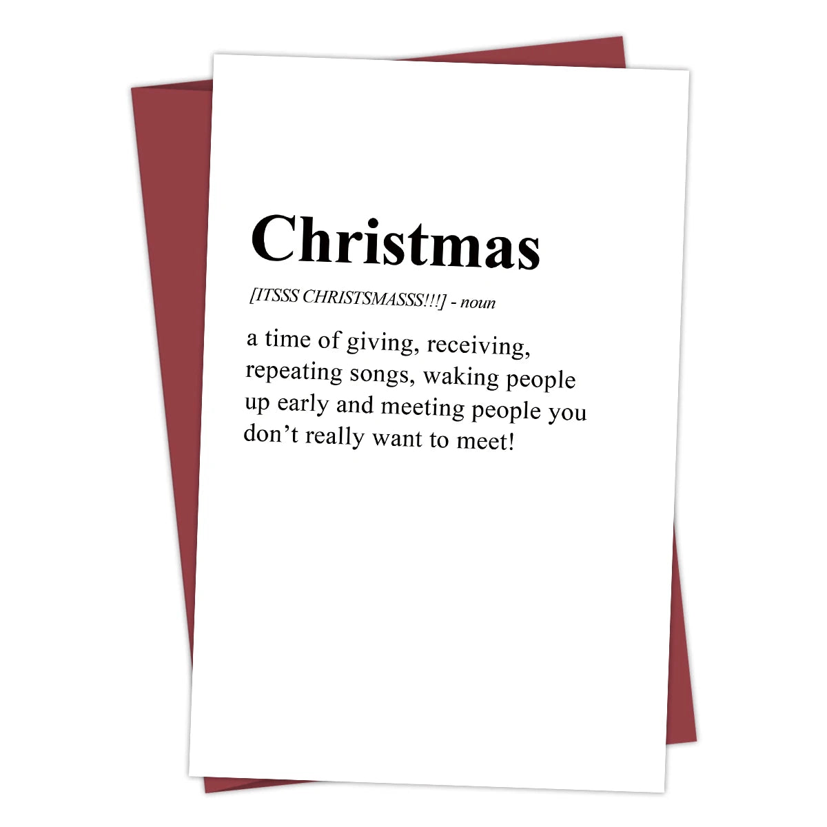 🧧Carte "la vérité sur Noël"🧧