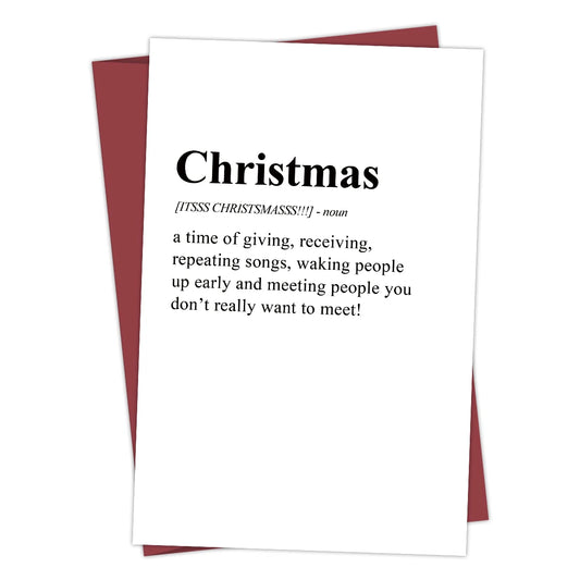 🧧Carte "la vérité sur Noël"🧧