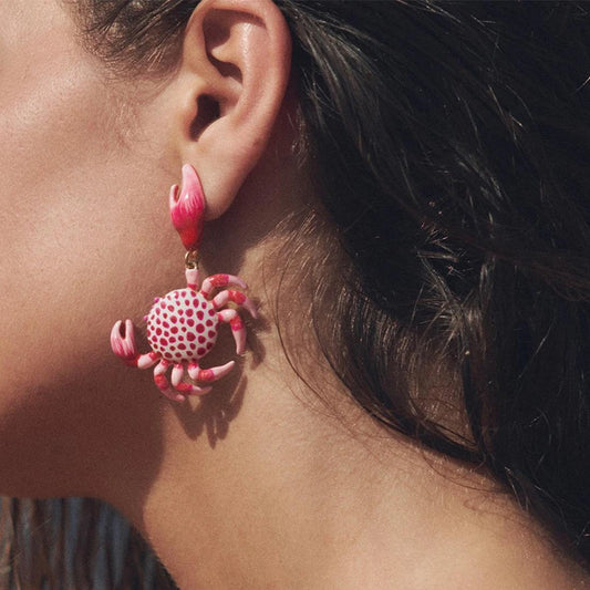 🦀 Boucles d’oreilles Crabe 🦀