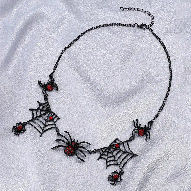 🕸️Bijoux araignées avec toile🕸️