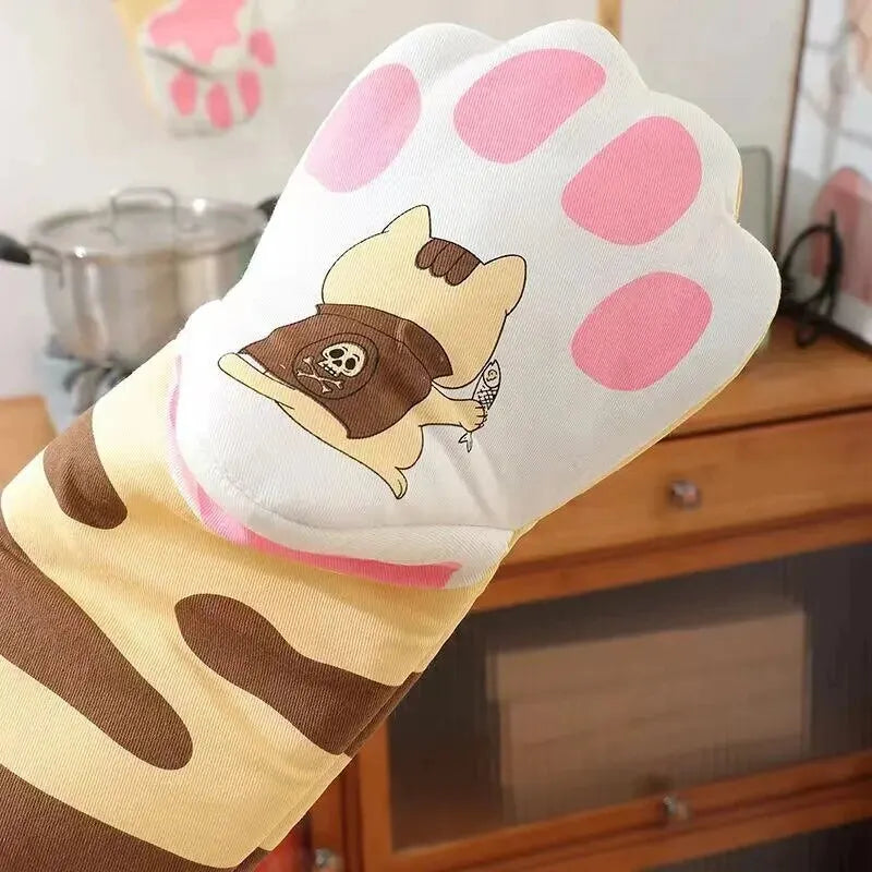 🐾Gants de cuisine patte de chat🐾