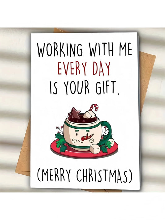 ☕Carte collègue☕