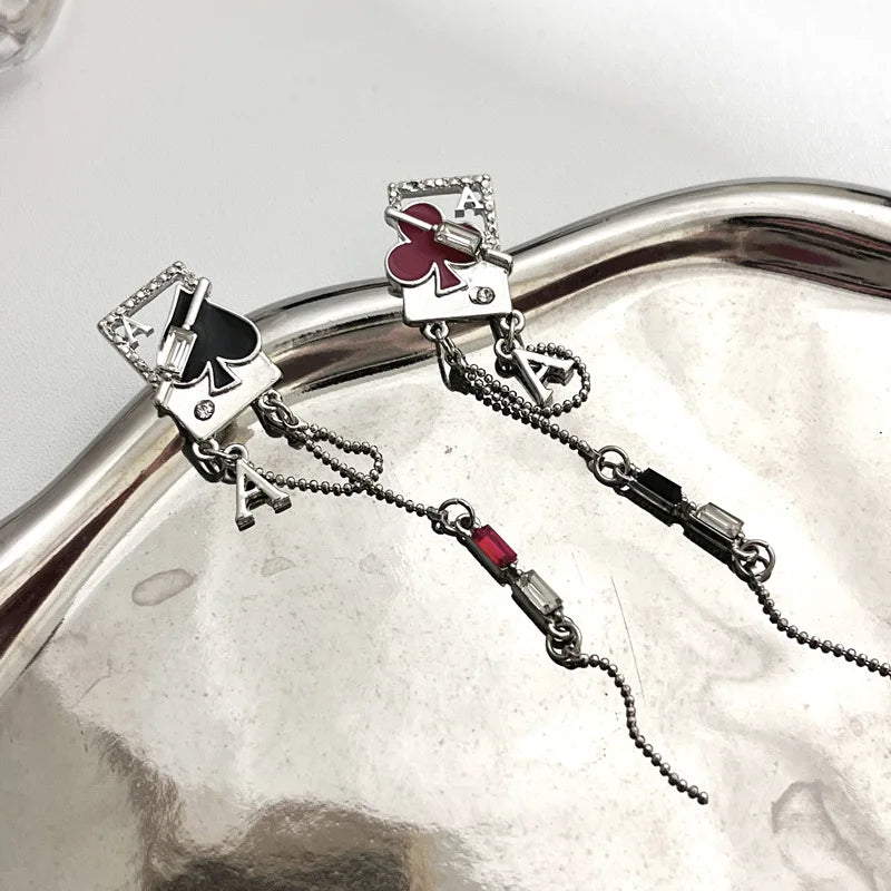 ♠️♥️Boucles d'oreilles AS♠️♥️