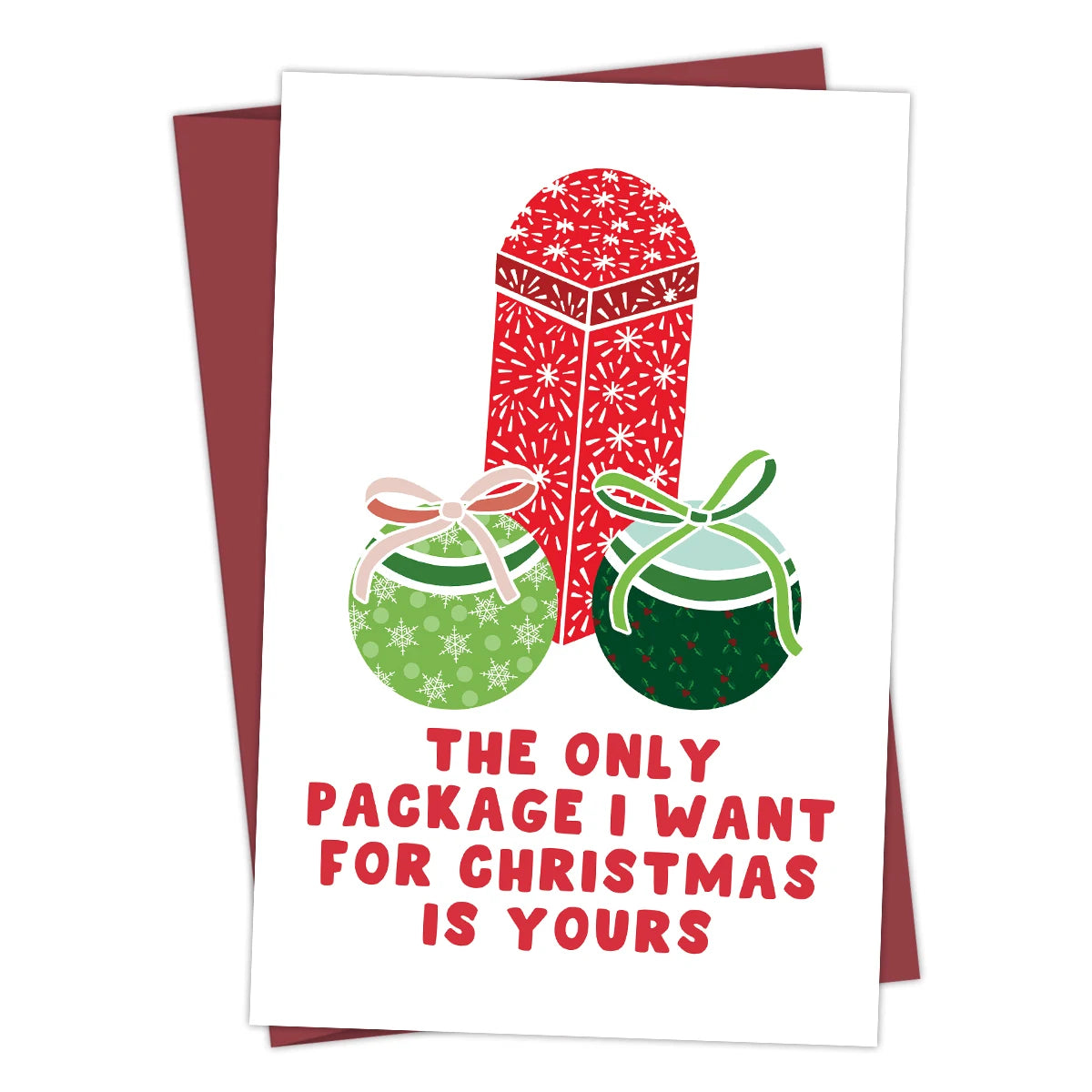 🎁Carte "paquet de Noël"🎁