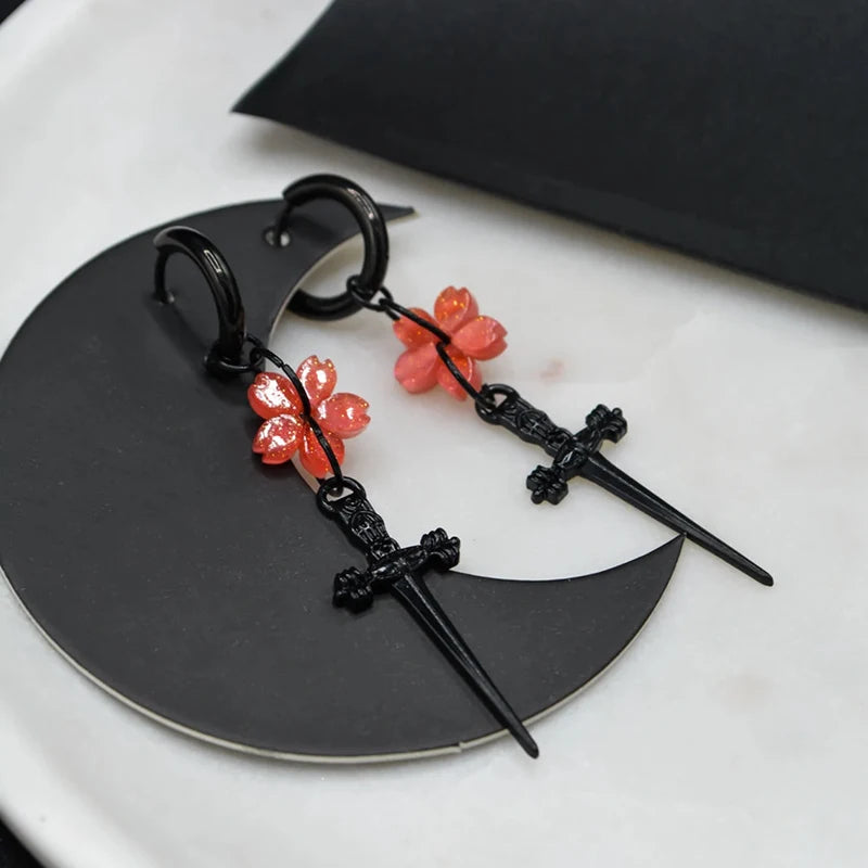 🌸 Boucles d’oreilles Sakura Blade 🌸