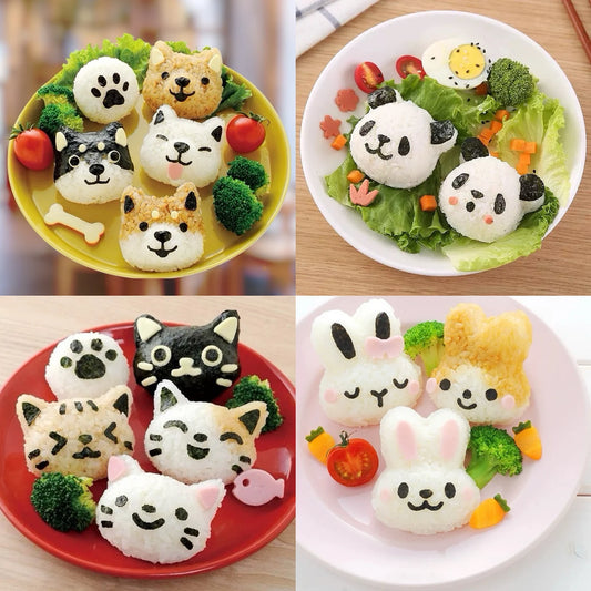 🐼🐰Moules à riz Bento🐰🐼