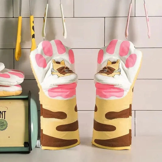 🐾Gants de cuisine patte de chat🐾