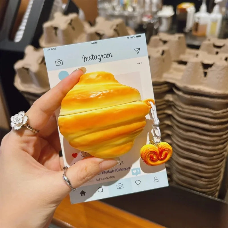 🥐Boîte AirPods Croissant🥐