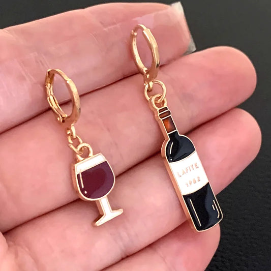 🍇🍷Boucles d'oreilles Esprit Epicurien 🍷🍇