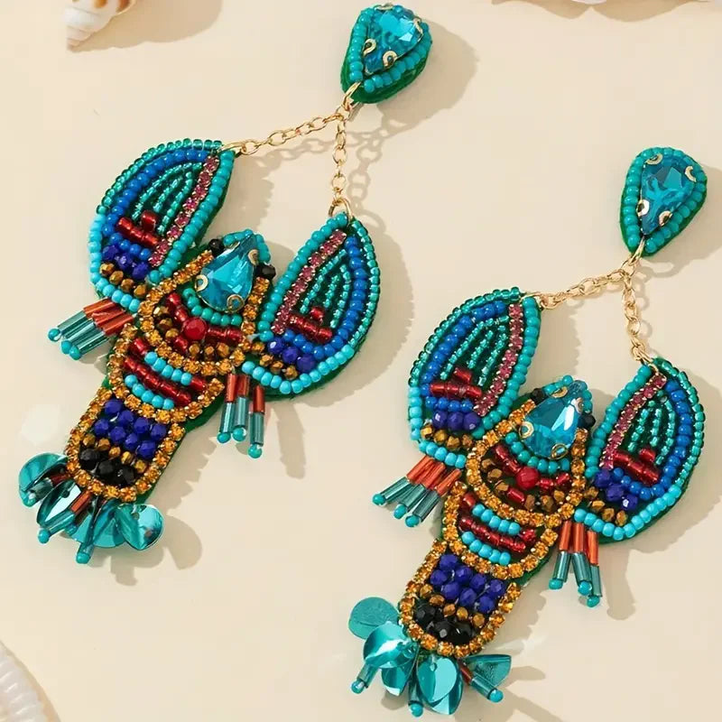 🦞Boucles d'oreilles Homard🦞