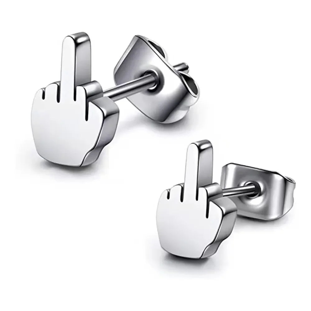 🖕Boucles d'oreilles "middle finger"🖕